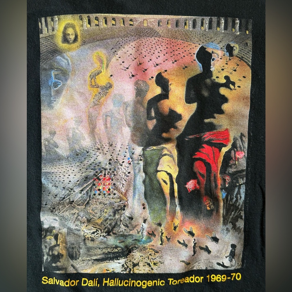 Salvador Dali Hallucinogenic Toreador 1969-70 black t shirt S Dali Museum